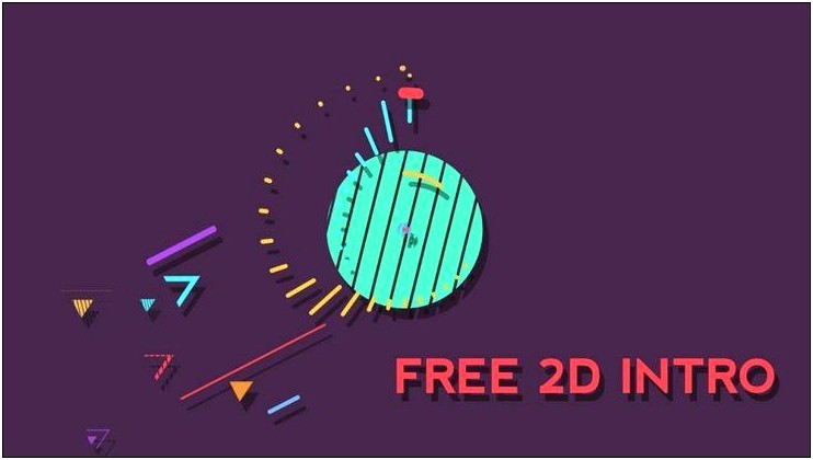 After Effects 2d Intro Template Free