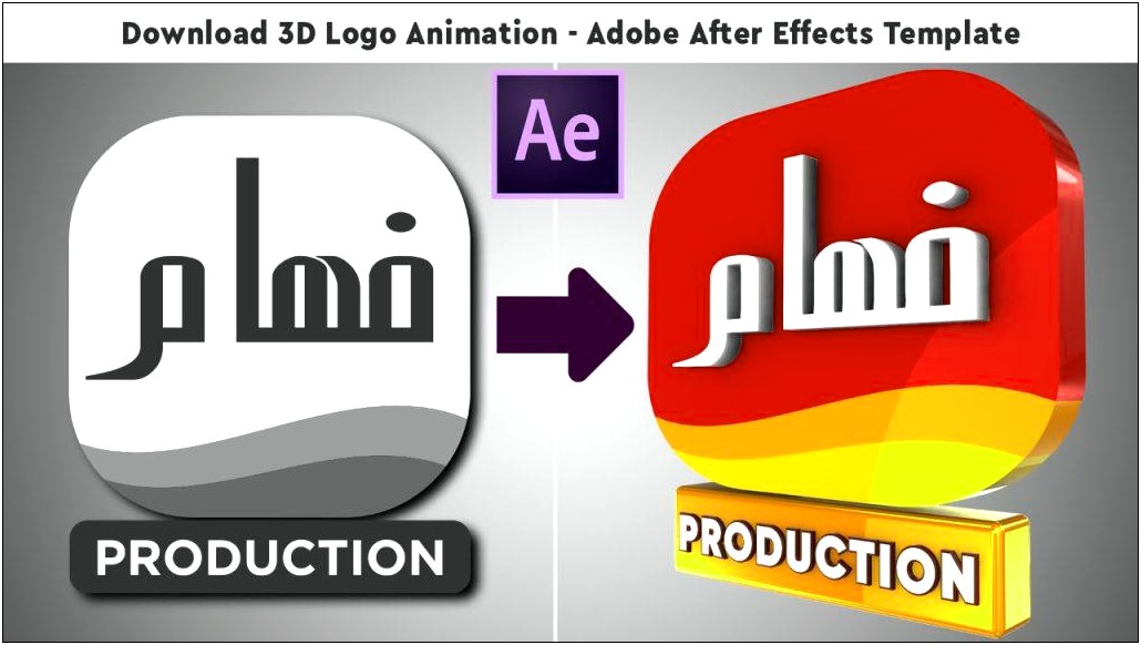 After Effects 3d Logo Animation Template Free