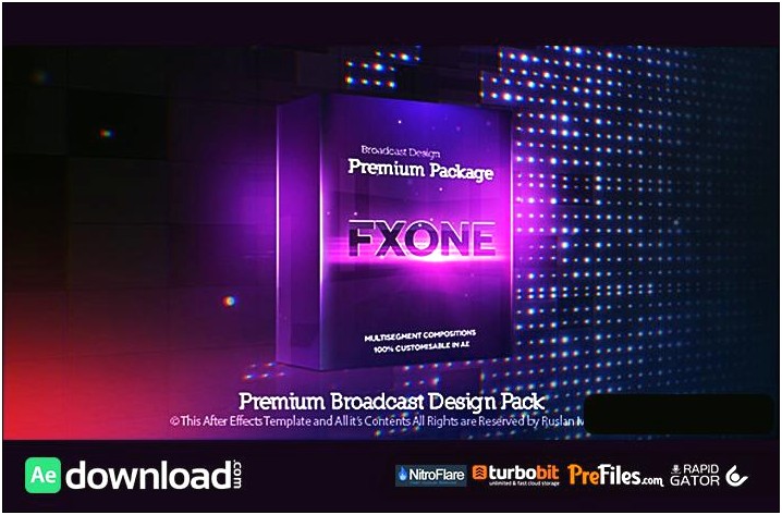 After Effects Broadcast Template Free Download