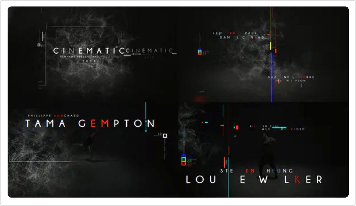After Effects Cinematic Title Templates Free Download
