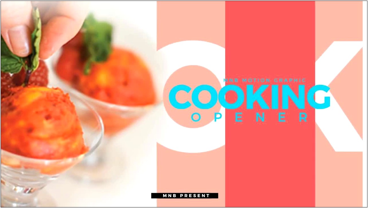 After Effects Cook Motion Graphics Templates Free Download