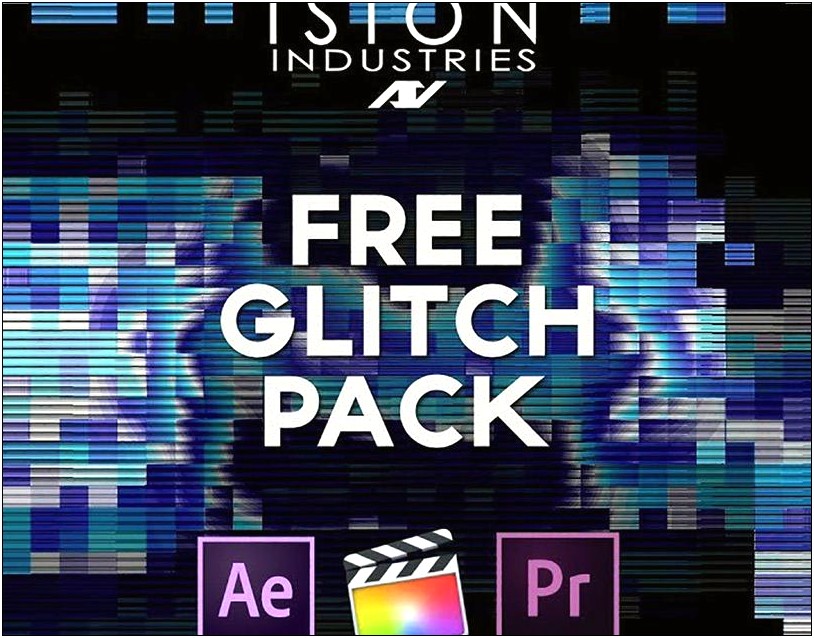 After Effects Glitch Logo Template Free