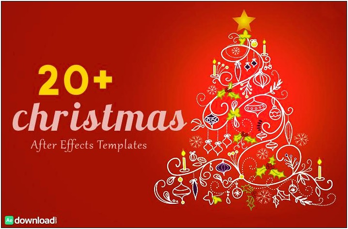 After Effects Intro Template Free Christmas