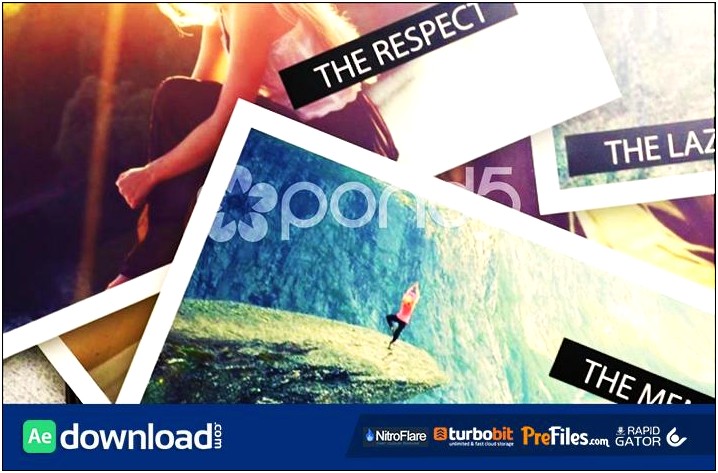 After Effects Photo Slideshow Template Free Download