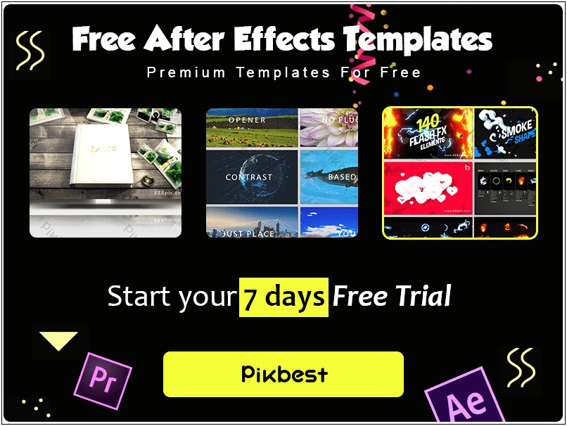 After Effects Premium Templates Free Download