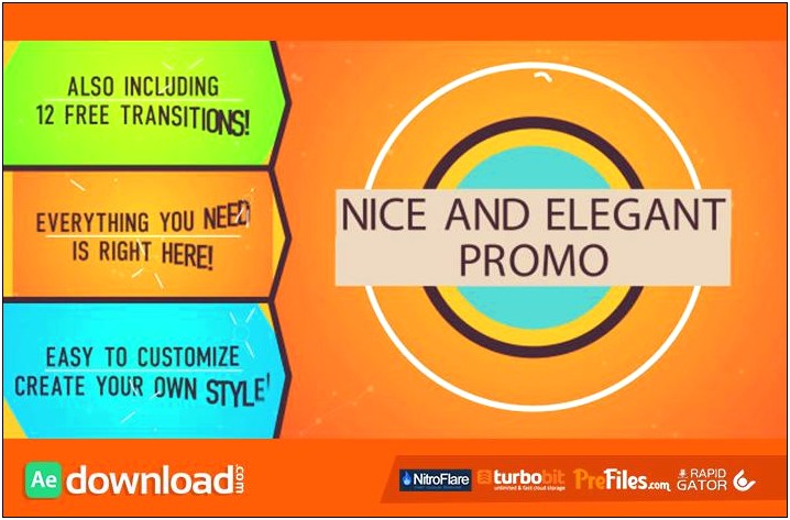 After Effects Promo Templates Free Download