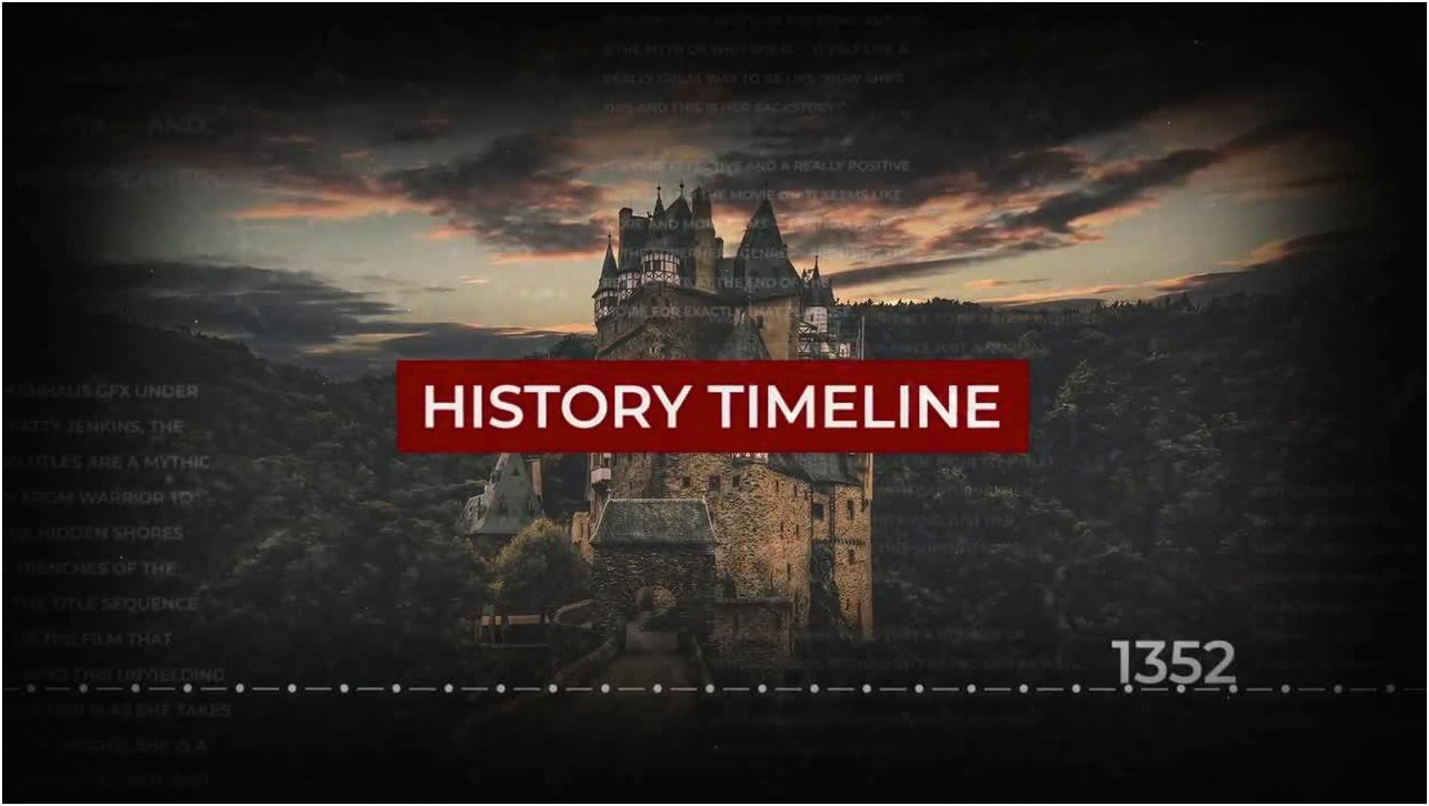 After Effects Template History Timeline Opener Free Download
