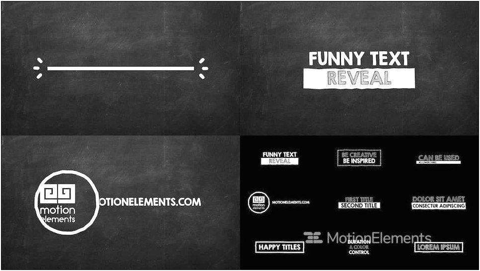 After Effects Title Animation Template Free