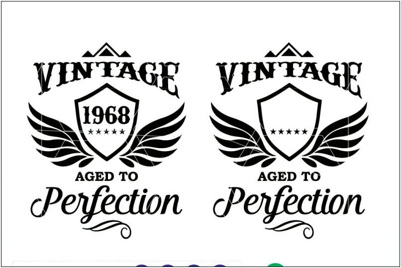Aged To Perfection Free Template Printable