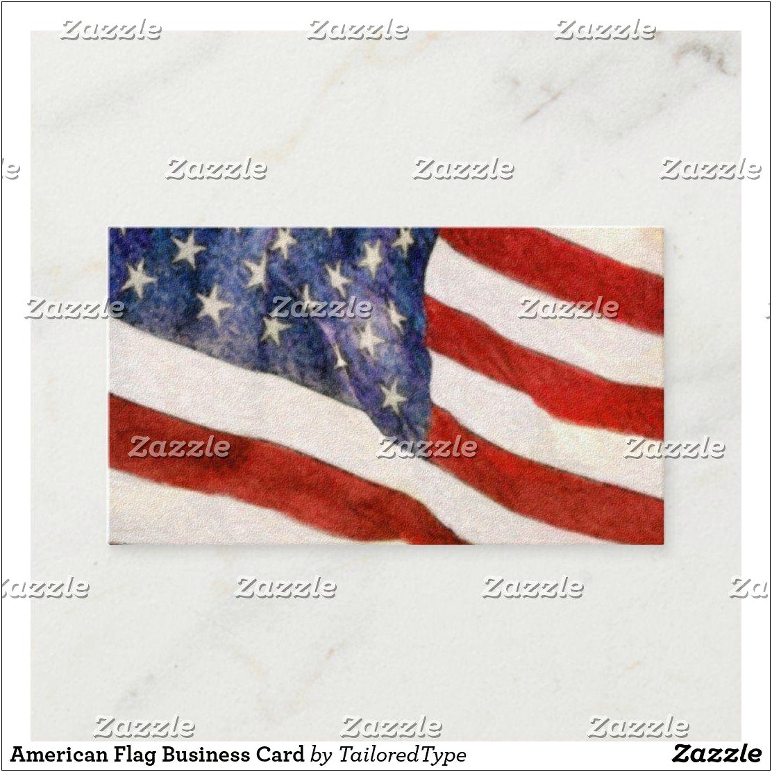 American Flag Business Card Templates Free