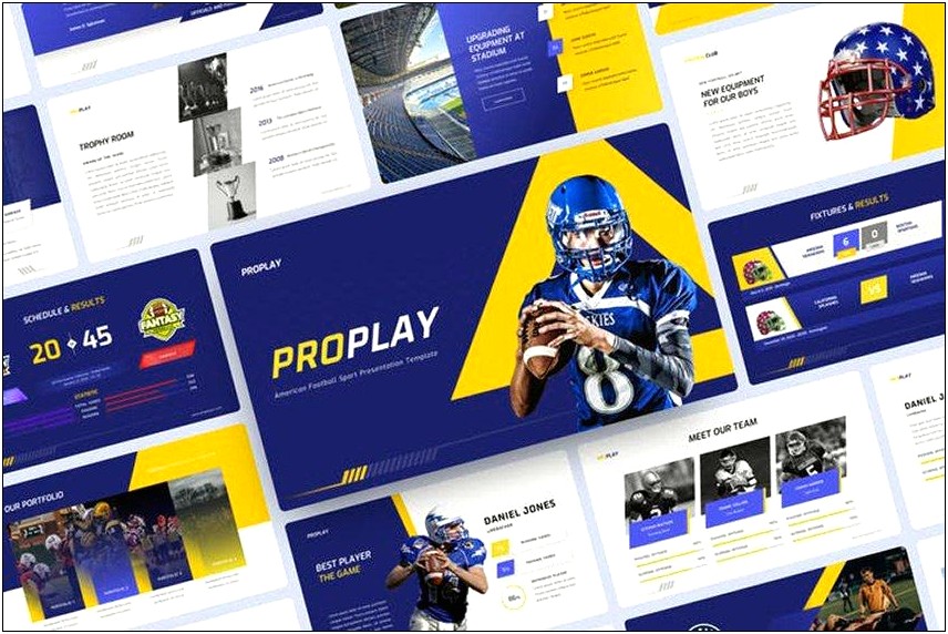 American Football Powerpoint Template Free Download