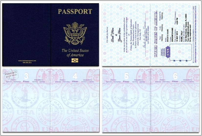 Free Printable Passport Template For Students Templates Resume 