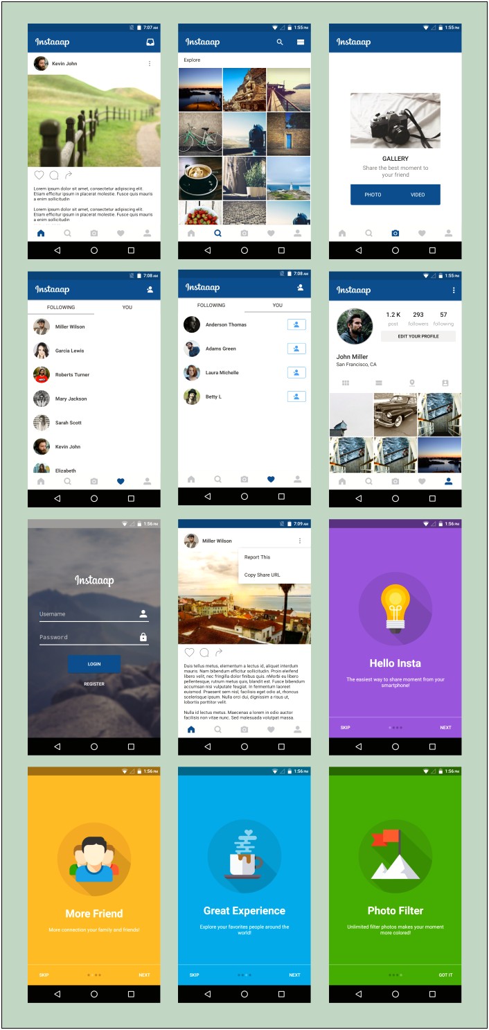 Android Material Ui Template 2.1 Download Free