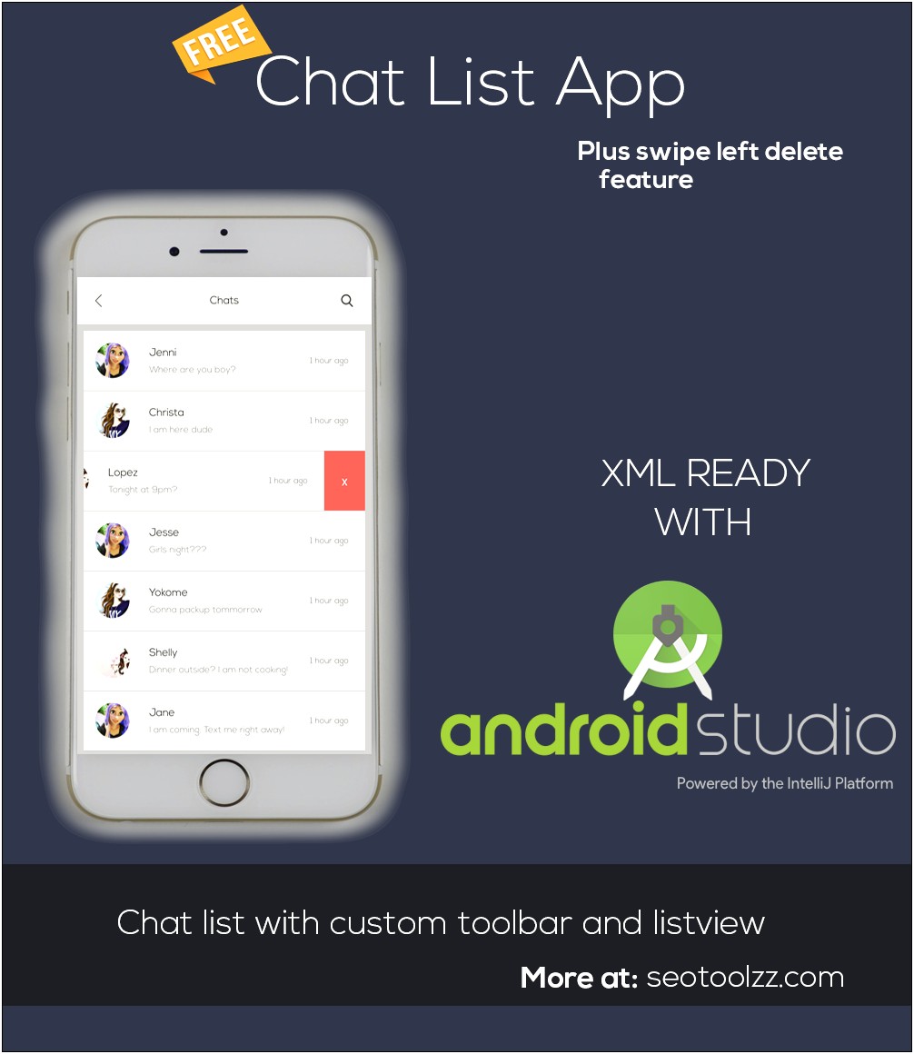 Android Studio Design Template Free Download