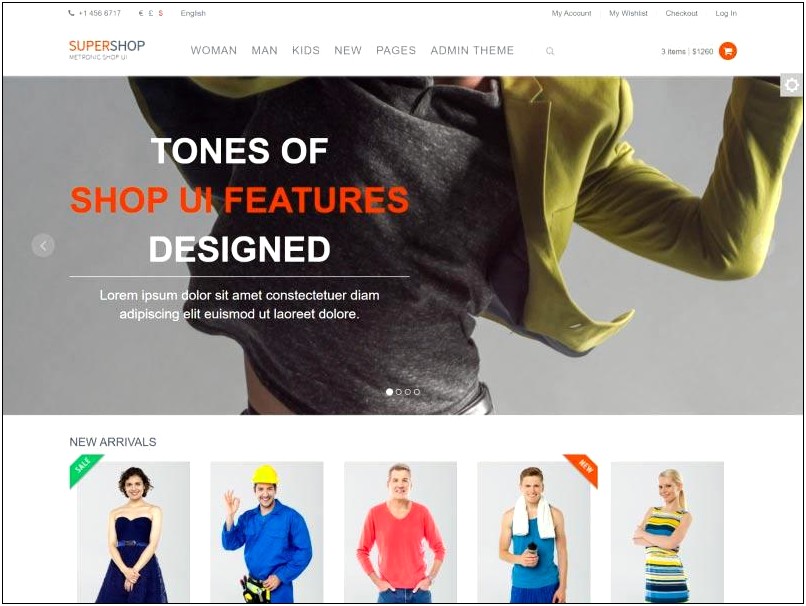 Angular 6 Ecommerce Template Free Download