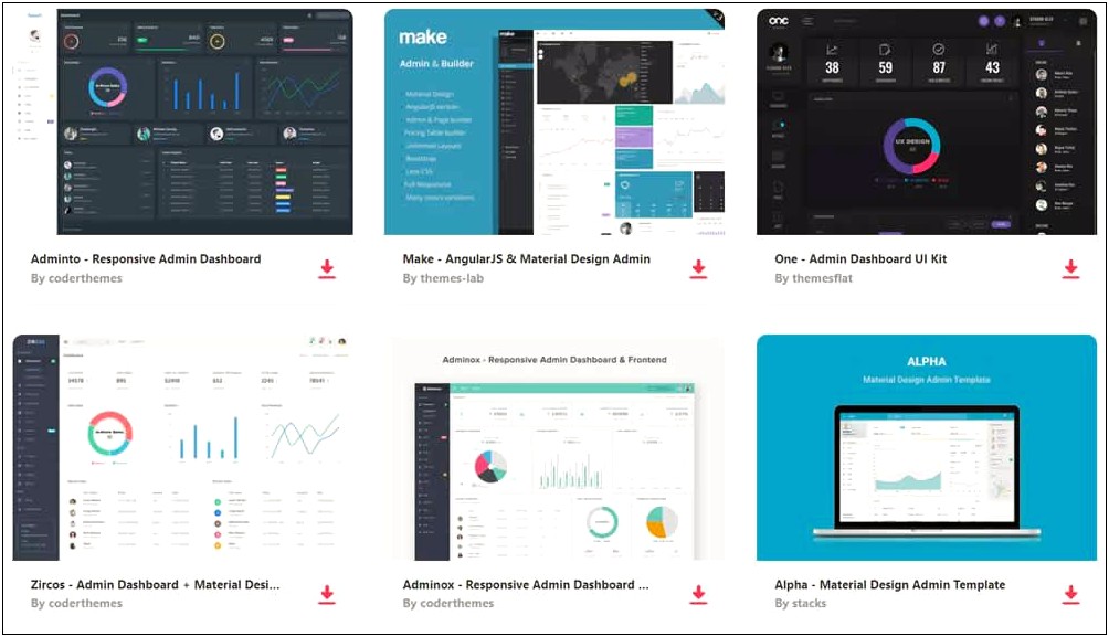 Angular Bootstrap Admin Template Free Download