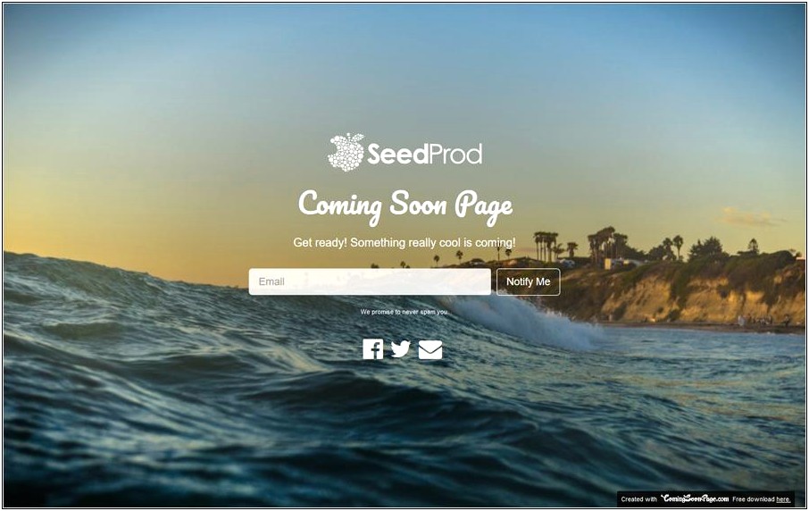 Animated Coming Soon Html Template Free Download