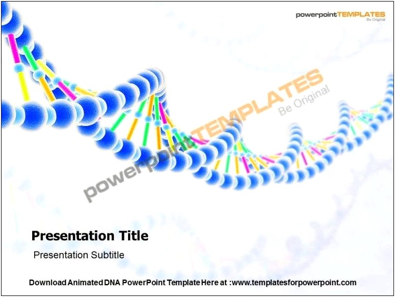Animated Dna Powerpoint Templates Free Download