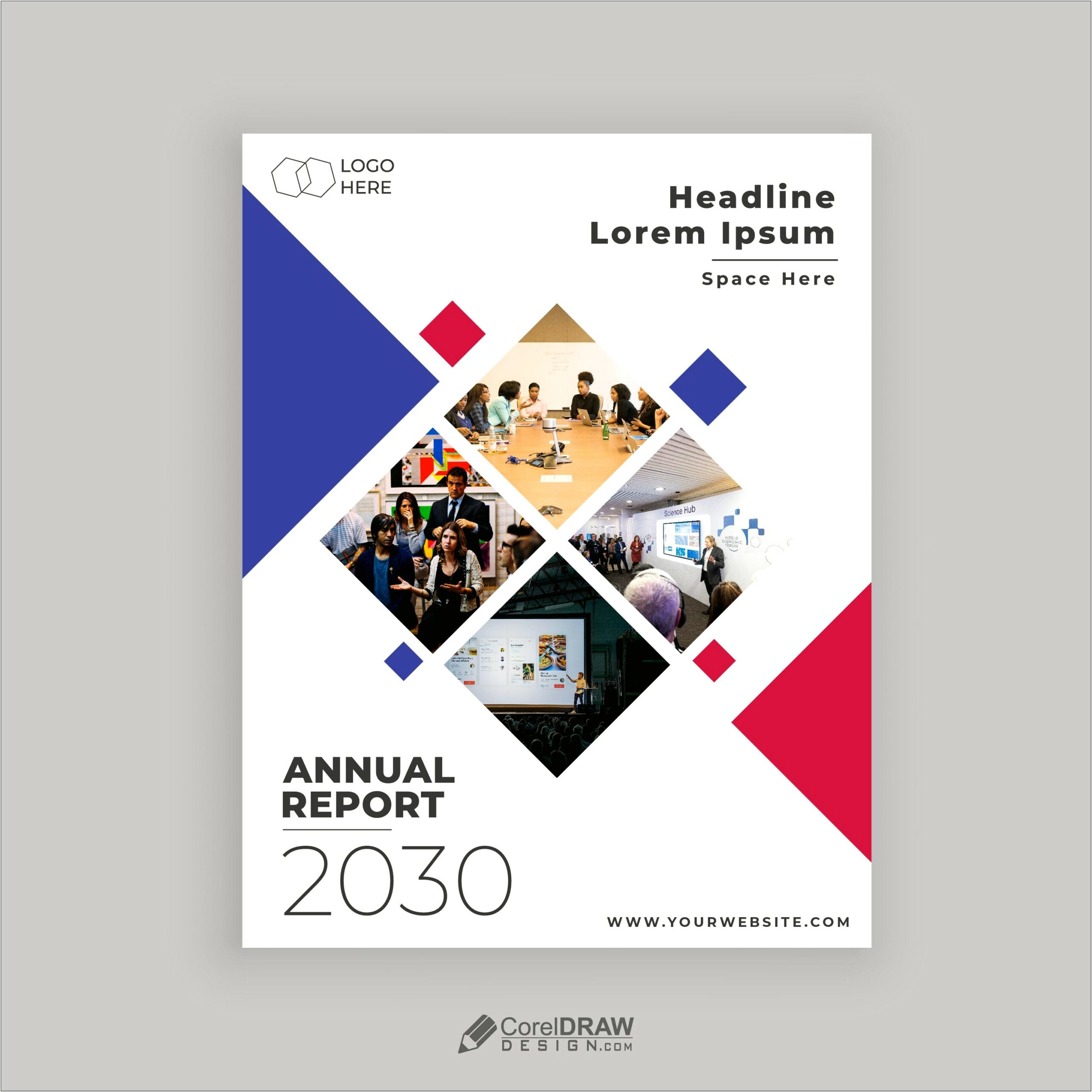 Annual Report Cover Template Free Download