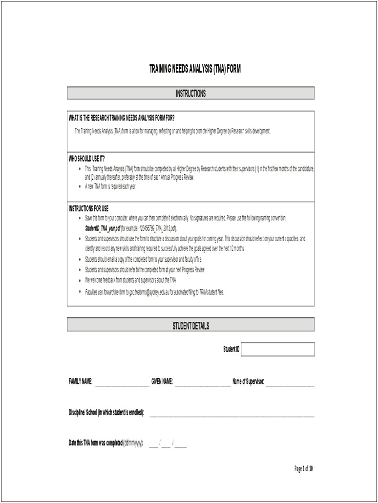 Anotated Training Agenda Template Free Downloan
