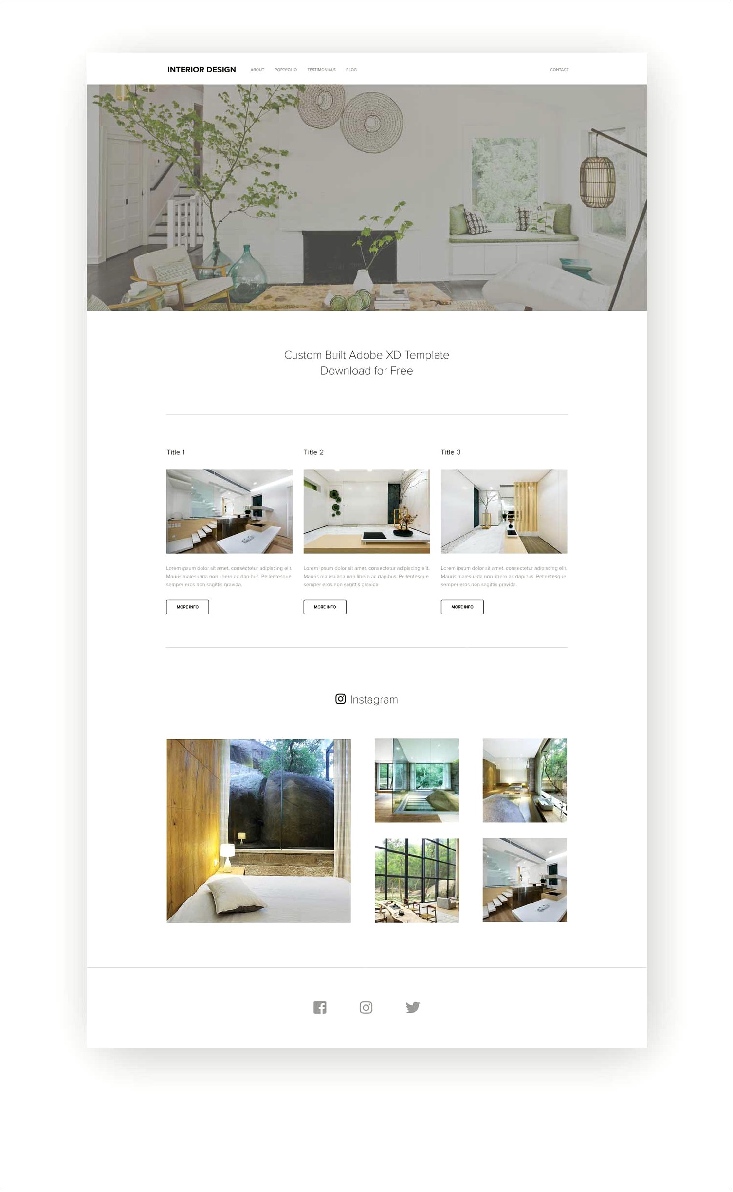Archi Interior Design Template For Blogger Free Download