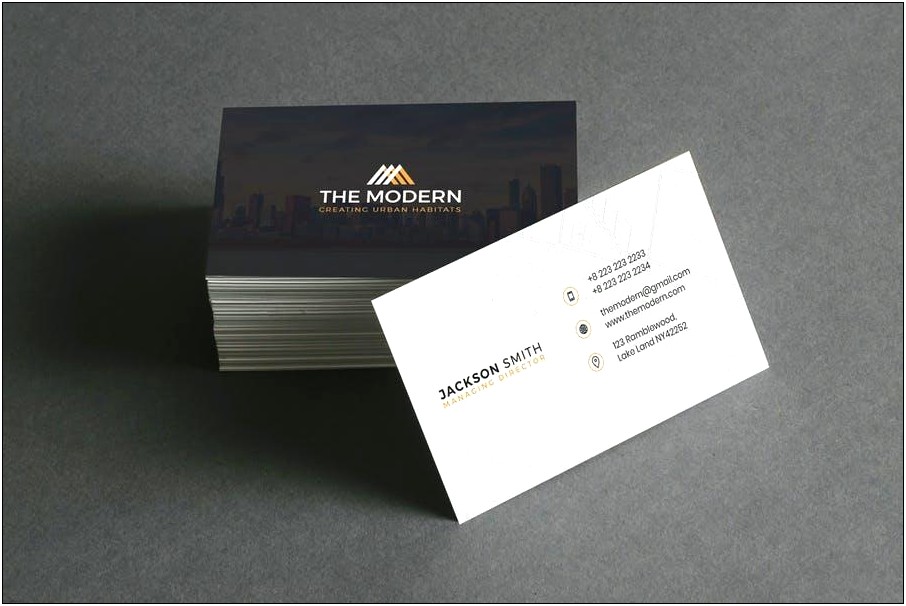 Architecture Business Card Templates Psd File Free