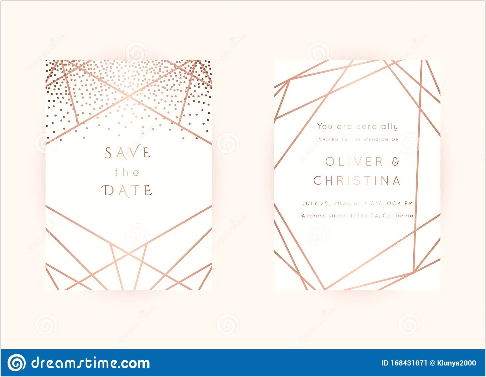 Art Deco Wedding Invitation Templates Free Download