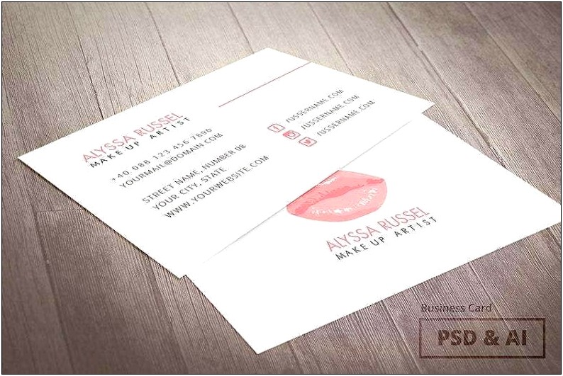 Artist Business Cards Templates Word Free