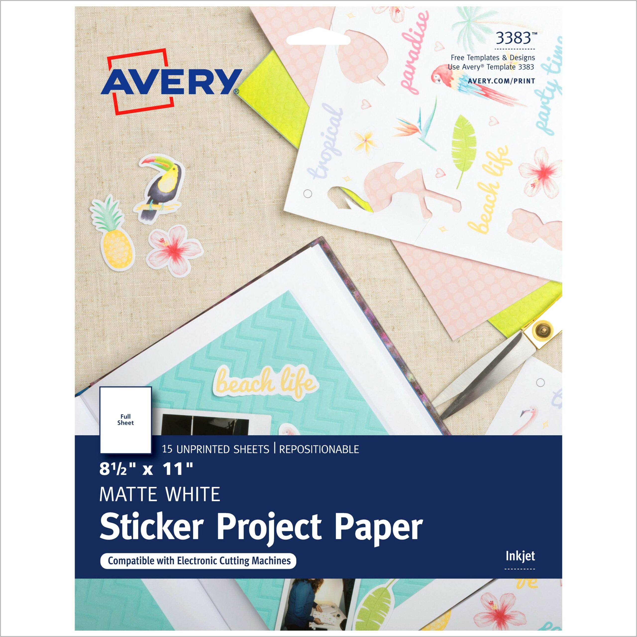 Astro Designs Sticker Paper Free Templates
