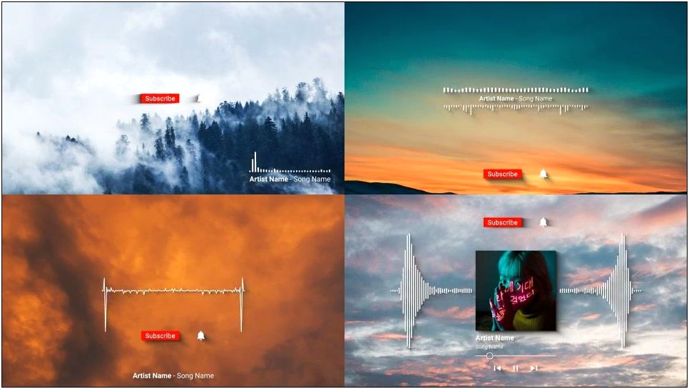 Audio Spectrum After Effects Template Free