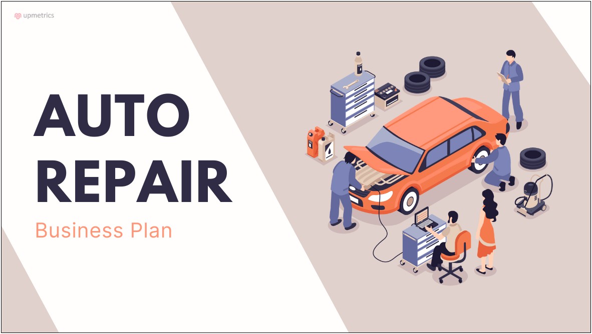 Auto Repair Business Plan Template Free