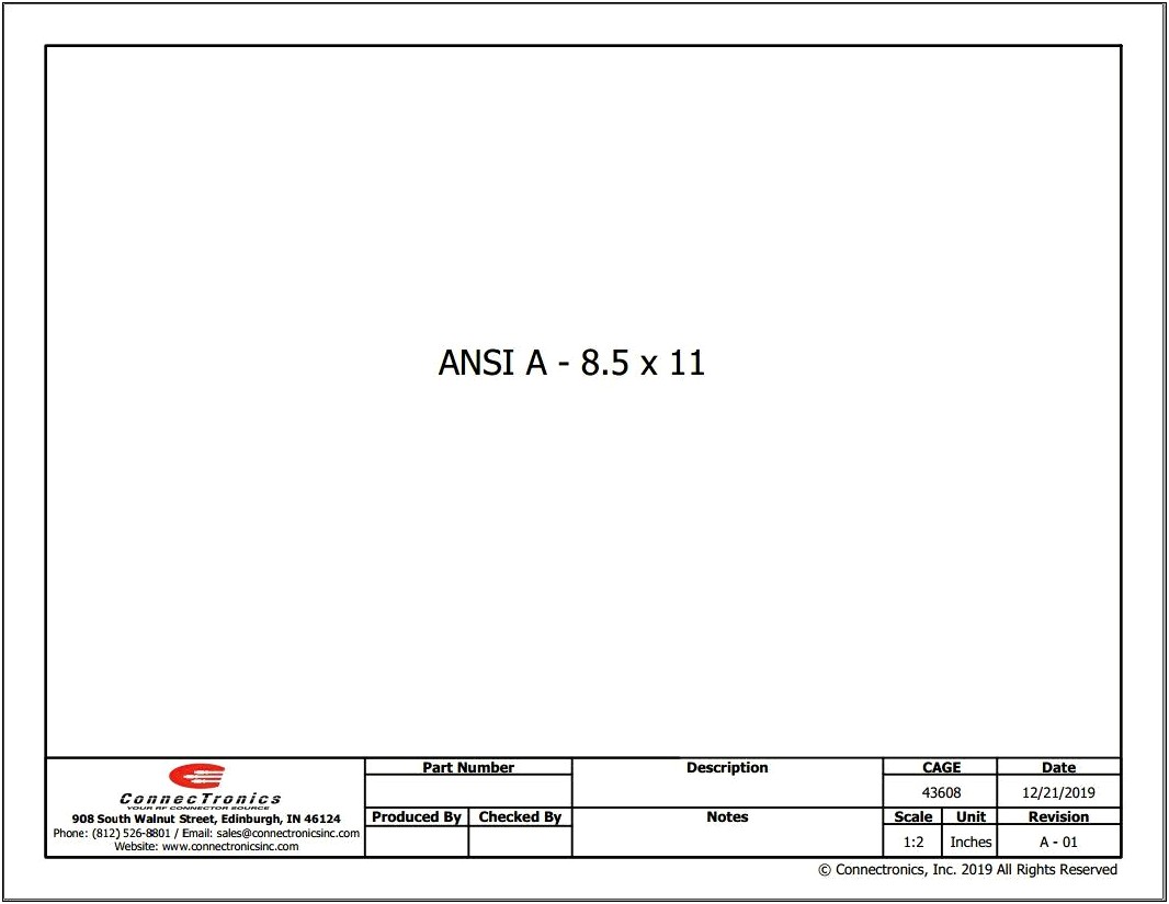Autocad A3 Title Block Template Download Free