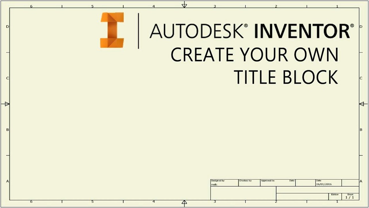 Autocad Drawing Title Block Templates Free Download