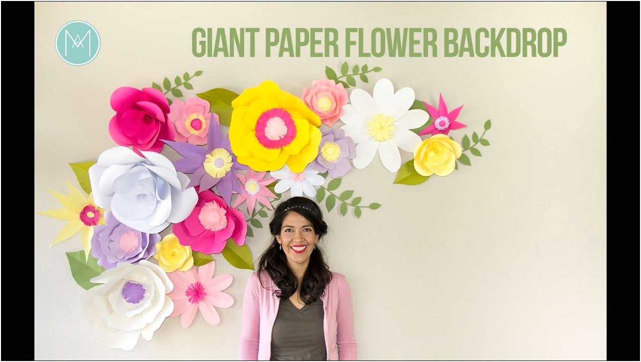 Avanti Morocha Paper Flowers Template Free