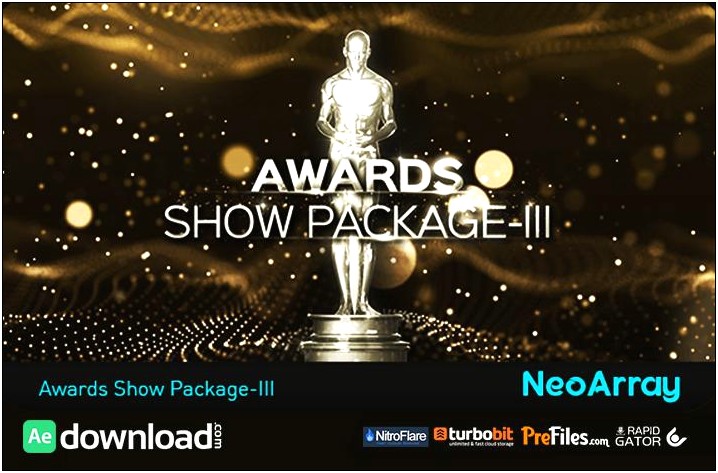 Award After Effects Template Free Download