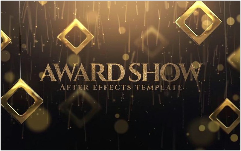 Award Show Ae Template Free Download