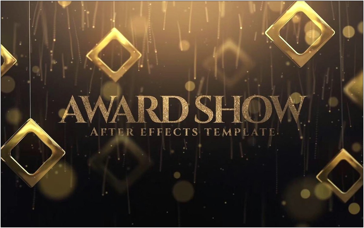 Awards Show Package After Effects Template Free Download