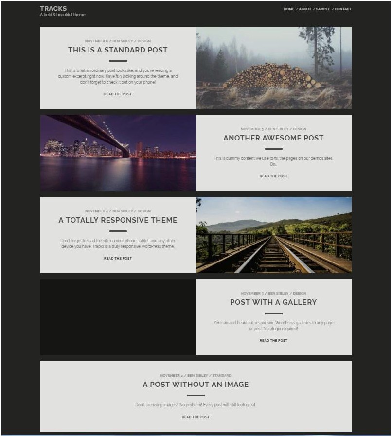 Awesome Free Templates For Blogging With Wordpress