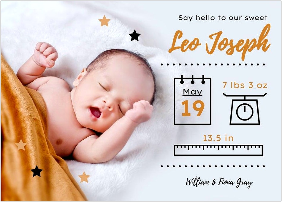 Baby Announcements Templates For Photoshop Free