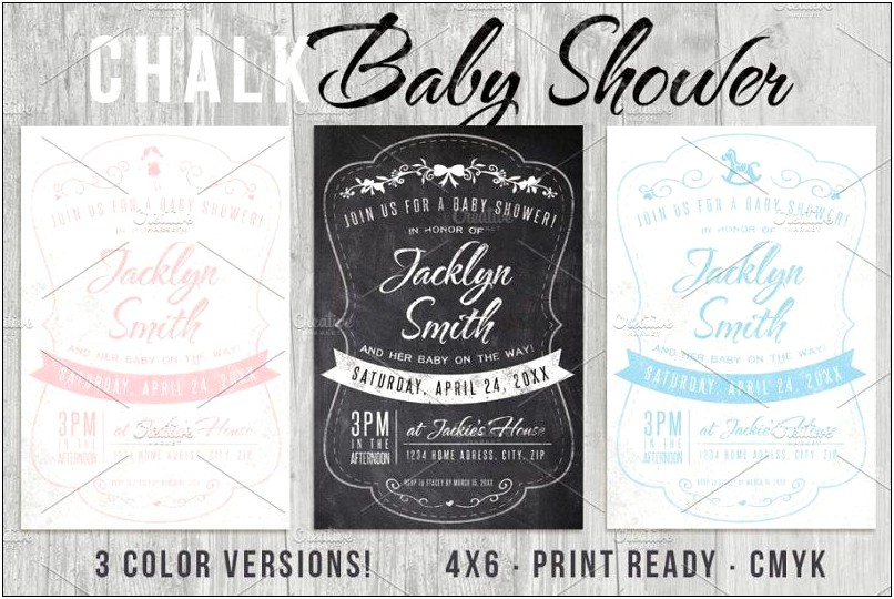 Baby Shower Flyer Template Word Free