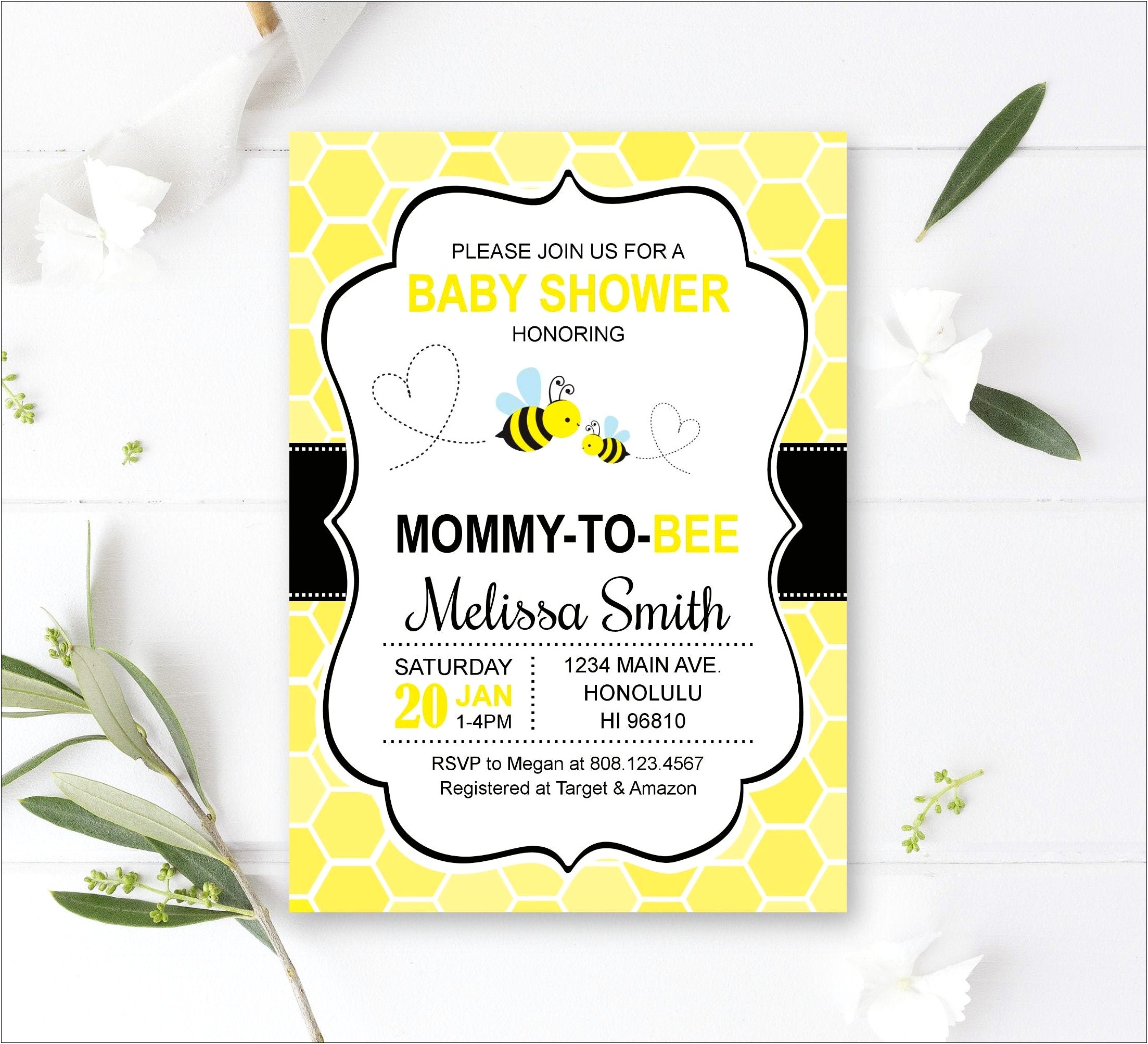 Baby Shower Flyer Templates Free 8.5x11