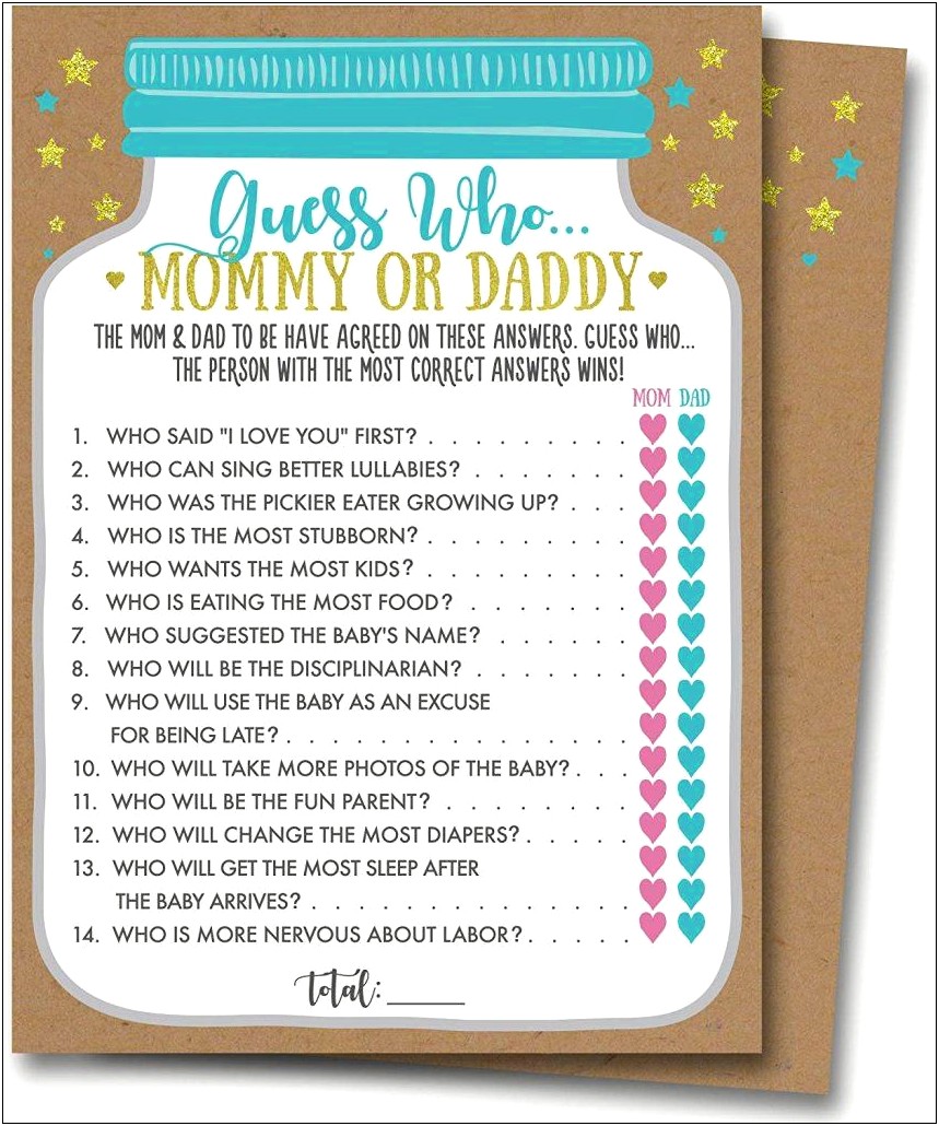Baby Shower Games Free Templates Uk