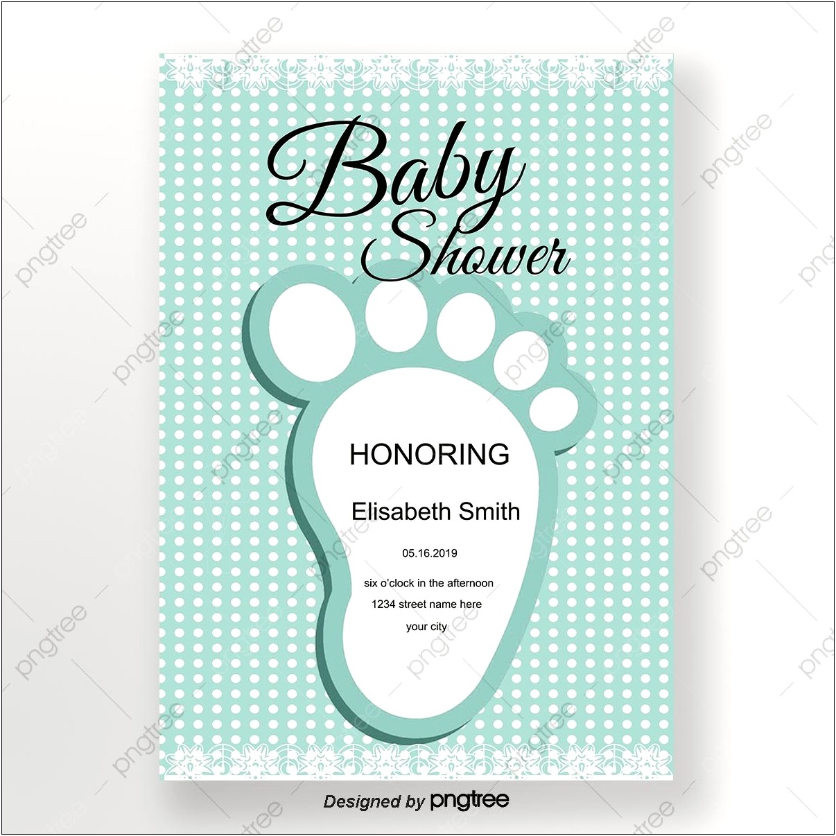 Baby Shower Invitation After Effects Templates Free Download