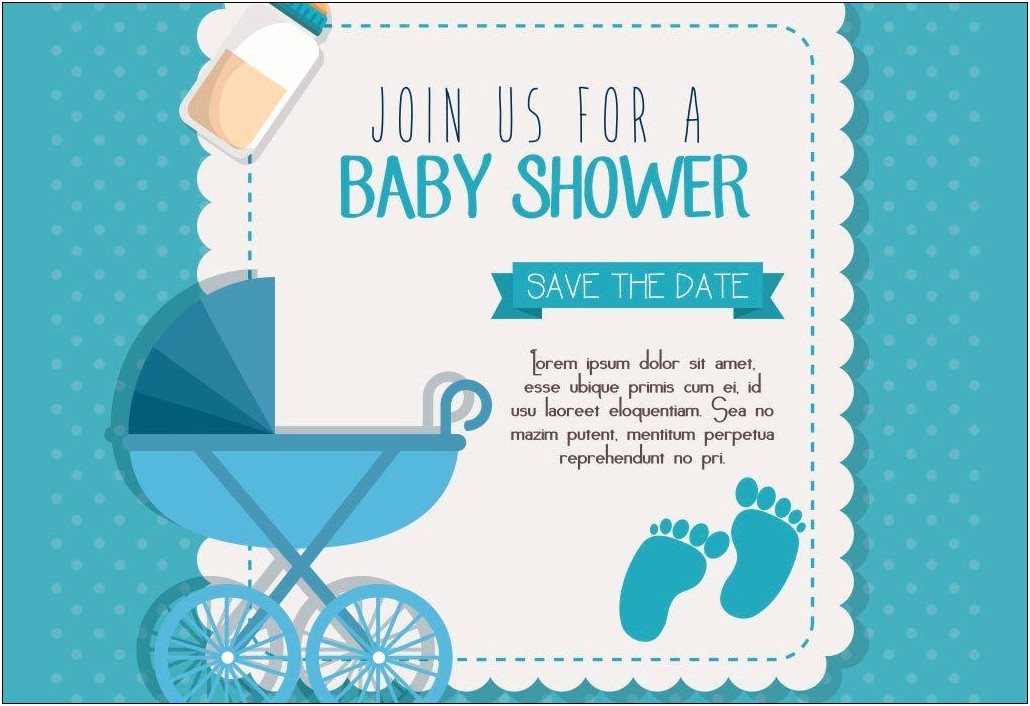 Baby Shower Invitation Free Templates For Word
