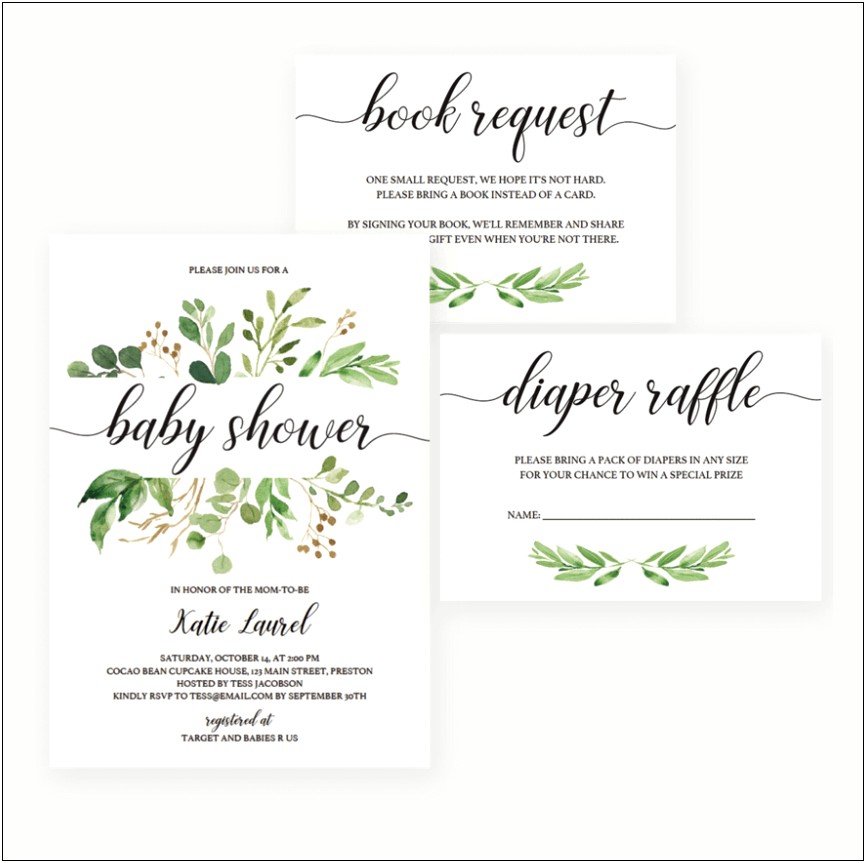 Baby Shower Invitation Online Template Free