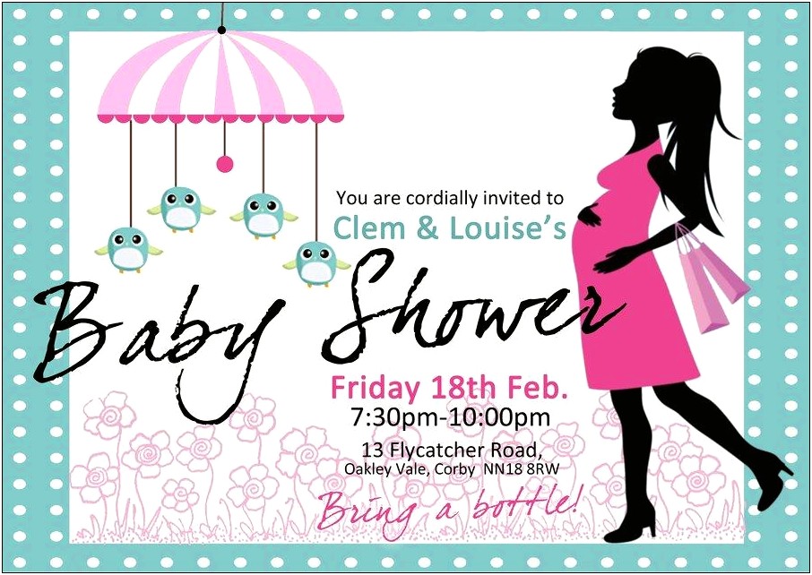 Baby Shower Invitations Templates Free Online