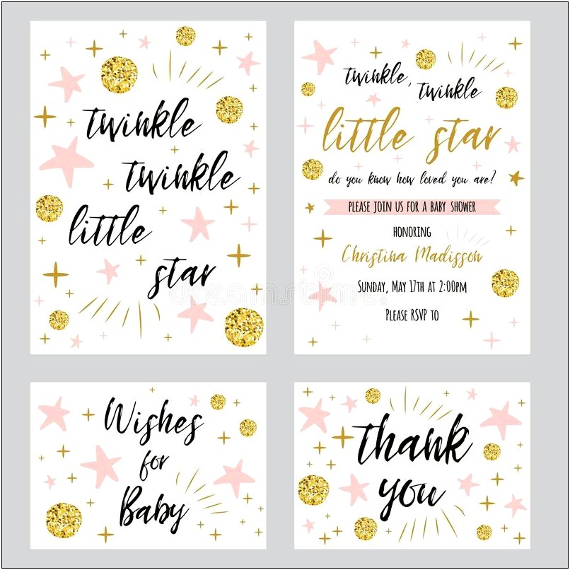 Baby Thank You Cards Template Free
