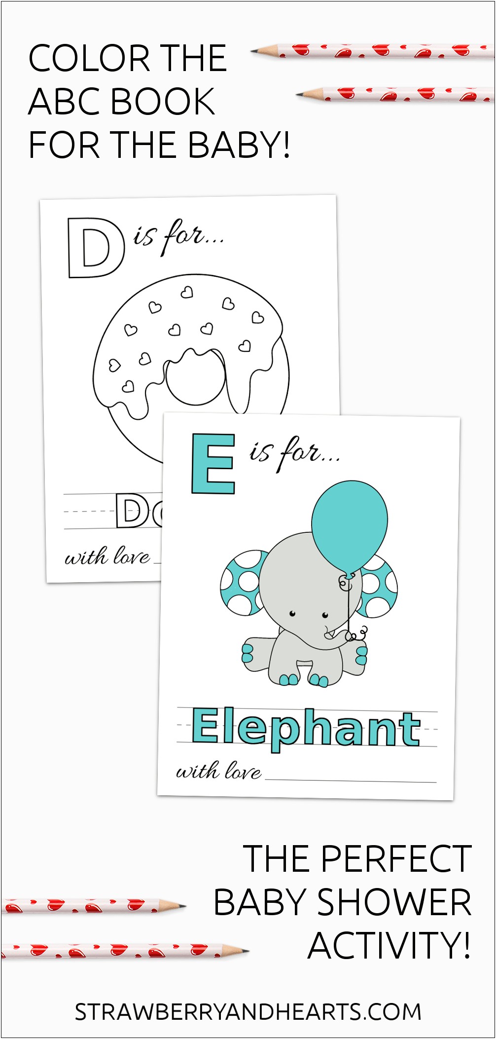 Babys First Alphabet Book Free Template
