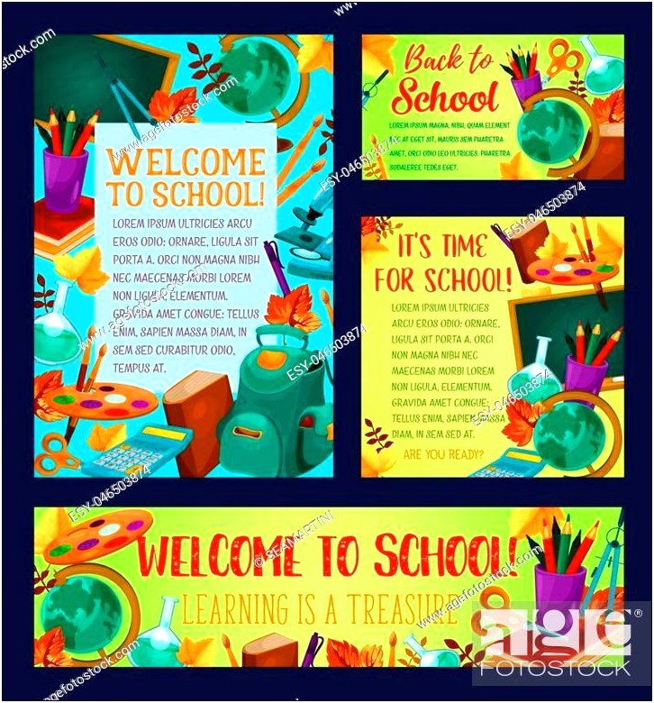 Back To School Banner Template Free