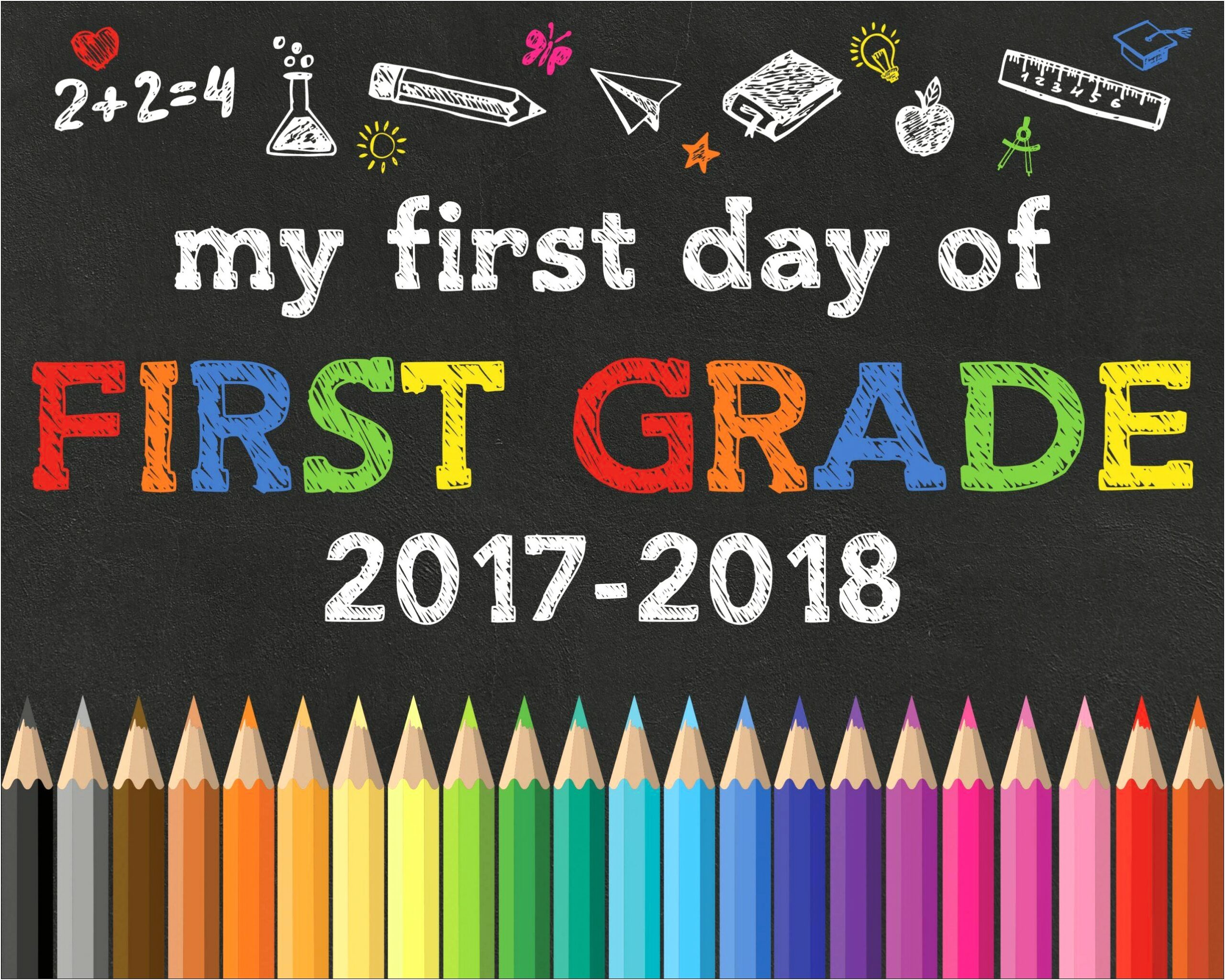 Back To School Sign Template Free